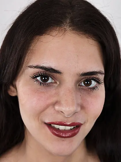 Natural tits model casting