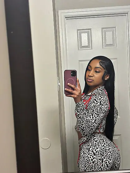 Ebony crossdresser trying on my wife's clothes