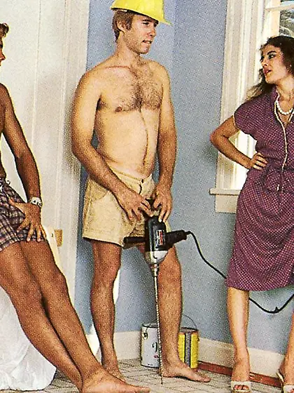 Dirty housewife housecoat seducing