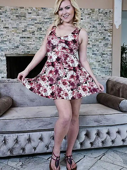 American blonde has a thing for big black...