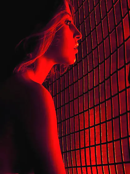 Tasty slim brunette models