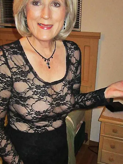 Grandma transparent blouse