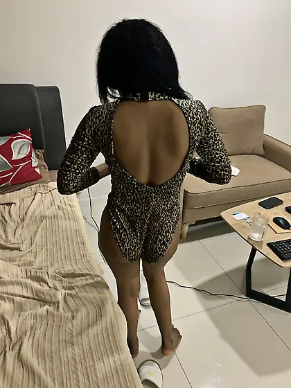 Ugandan whore made to dress up