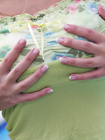 The beautiful blonde milf with blonde hair Carol Goldnerova shak