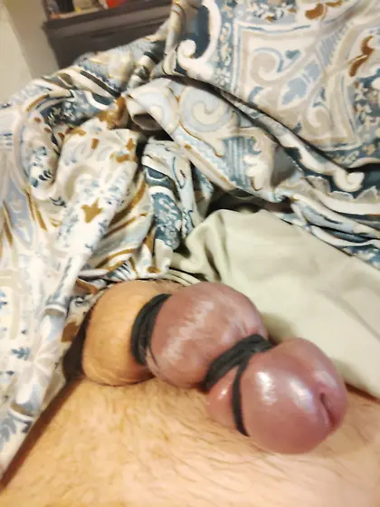 Bondage till my penis is tired and aching