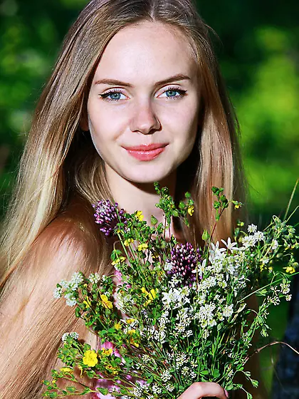 Russian skinny model teen