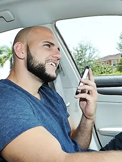 Dark haired bitch with small natural boobs sucks a huge dong and