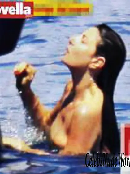 Ilaria D'Amico during the summer