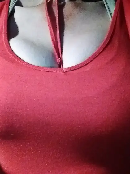 My tits in red