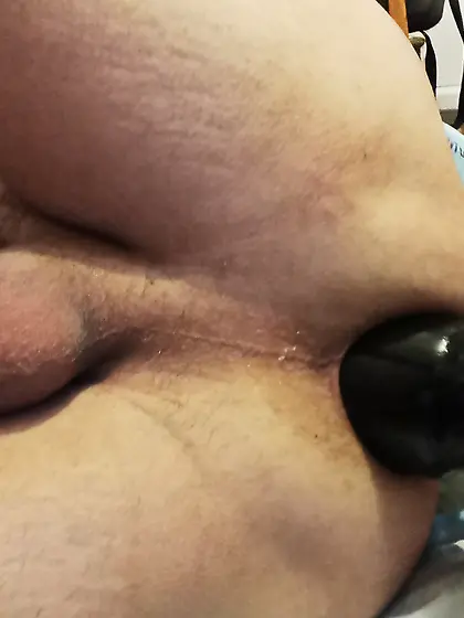 Butt plug in the ass