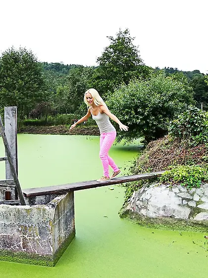 Outdoor lesbian action grass