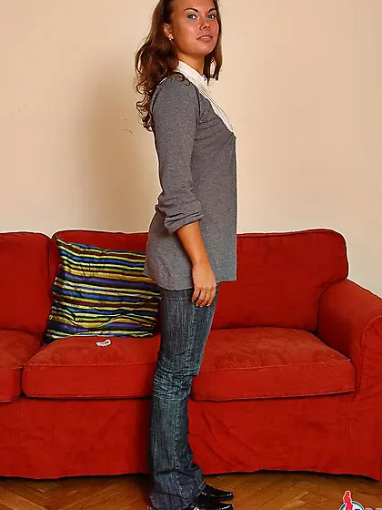 Amateur looking Johane Johansson with sweet booty and handsome b