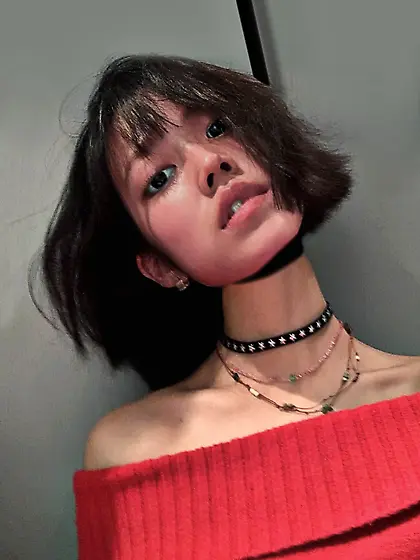 She is waiting for you to hang her tightly