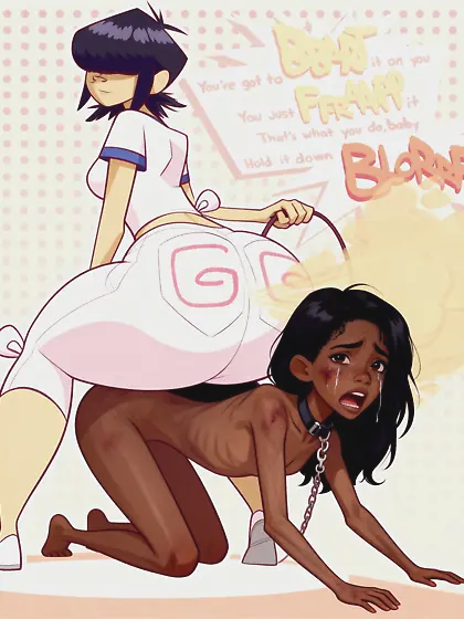 Noodles sits on nigger and farts