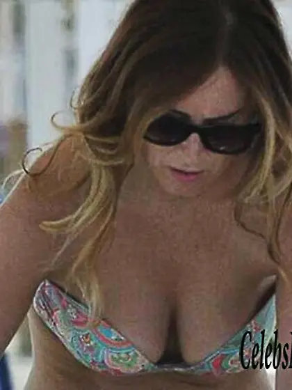 Maria Elena Boschi during the summer