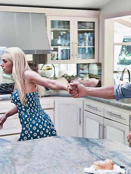 Adorable teen is going to fuck her stepparents in a taboo galler