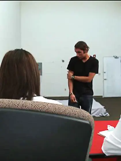 Nasty lady doctor Brandi Belle in glasses fucks a patient to mak