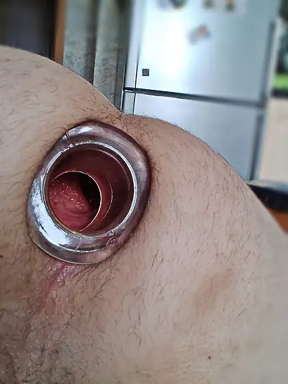 Butt plug in the ass