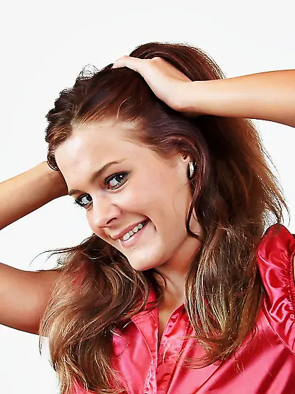 Playful vagina close up