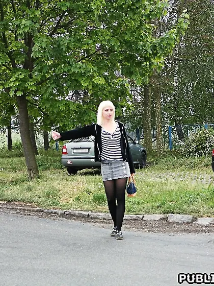 I love to hitchhike and this time I was brought to a party where