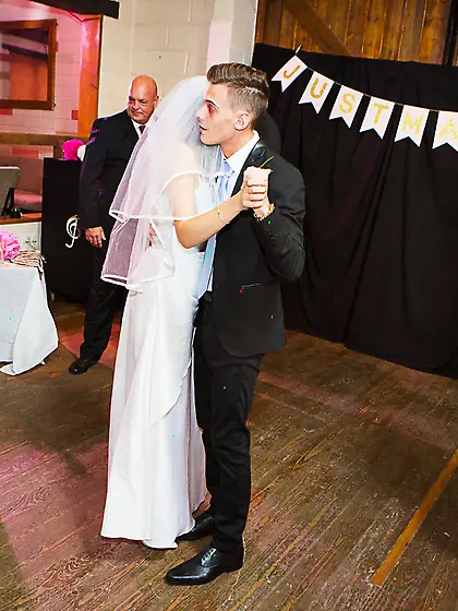 Horny bride fucks,  ass ripples like waterbed,  another girl joins