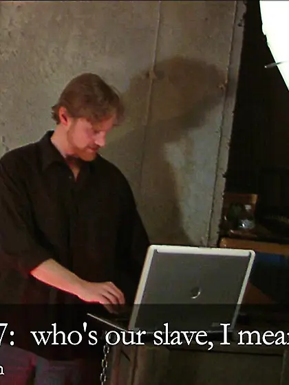 Tied sexy brunette deep