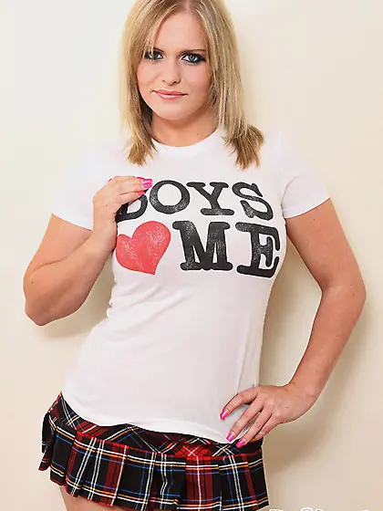 Gorgeous blonde smoking hot