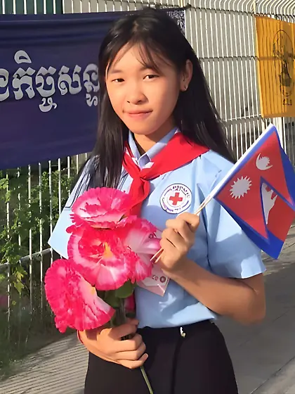 Kilugirl Juu Ing Khmer Student photo