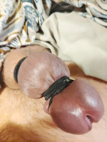 Bondage till my penis is tired and aching