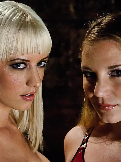 Luscious bombshell black lingerie