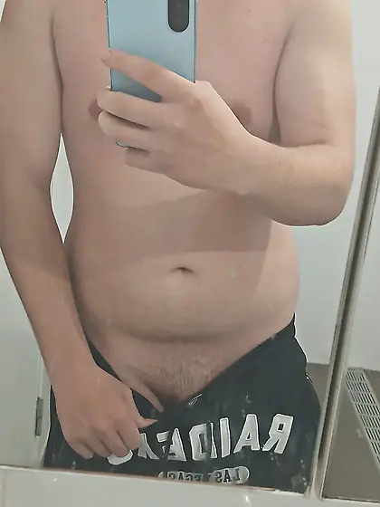 Teen boy exposes his true self