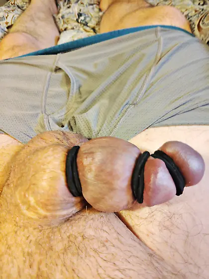Bondage till my penis is tired and aching