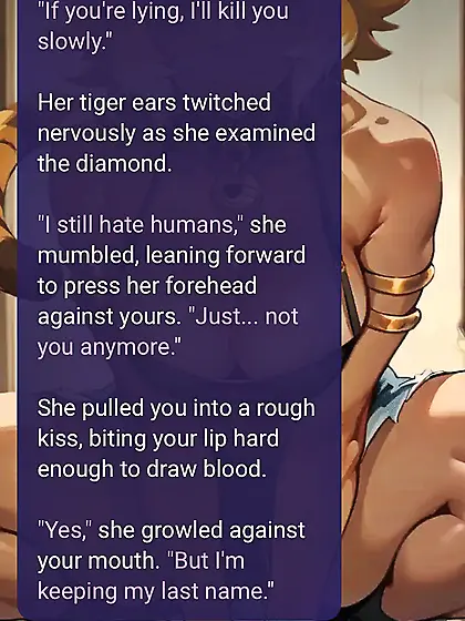 A. I. Co-written Erotic graphic short story Nyla the tigeress