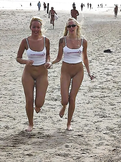 Bottomless on the beach