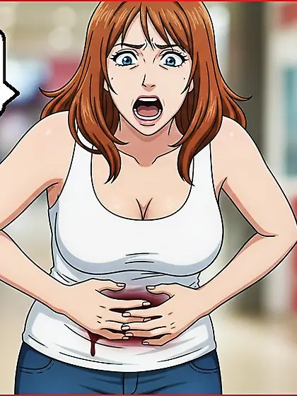 Anime Girls Gut-shot