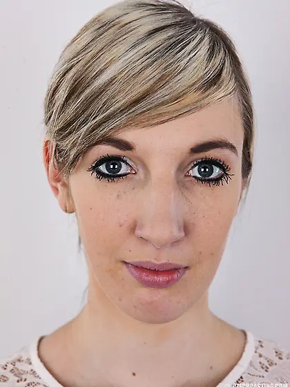 Young pretty blonde smashing