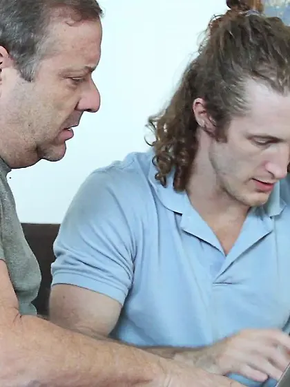 Naughty brunette enjoys pussy