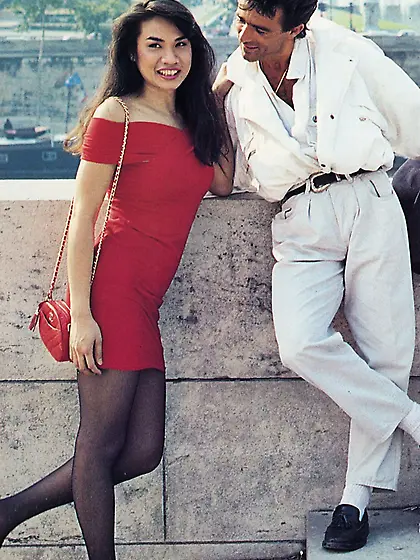 Crazy horny retro guy