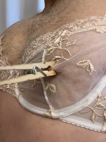 Sissy bras and nipple fun