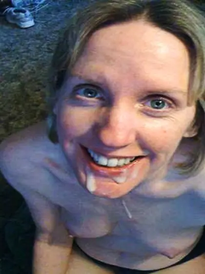 gilf facial cum blowjob tits old slut mature milf