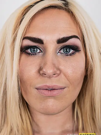 Blonde super model casting