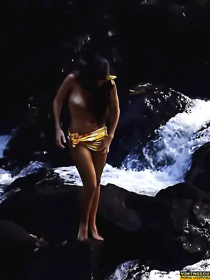 Swim river asian goddess