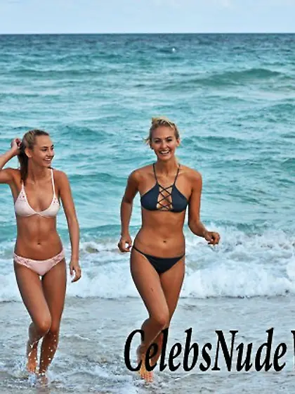 Selena Weber And Lauren Ashley Incredible Hot Bodies In Miami