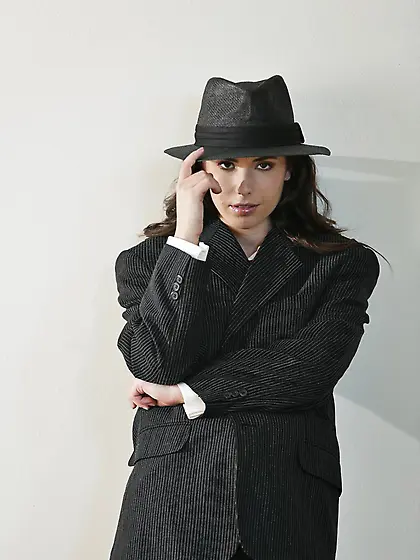 Brunette gadget Casey Calvert strips and turns here and there de