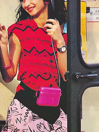 Sexy retro dude suddenly