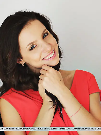 Gorgeous euro brunette