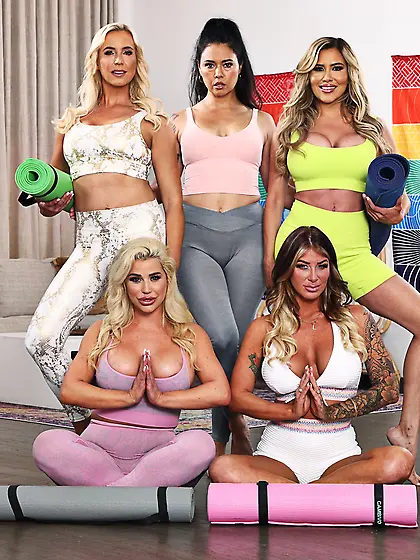 Wife crazy yoga babes getting fucked in the living room