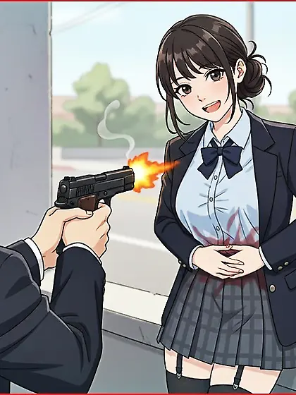 Anime Girls Gut-shot