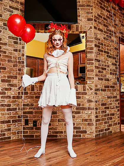 Kinky halloween cosplay hardcore