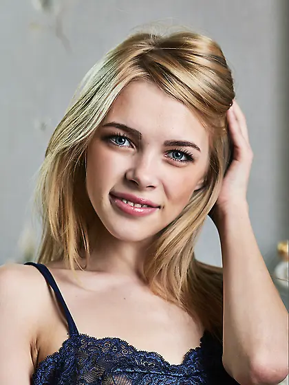 Lovely high heels blonde